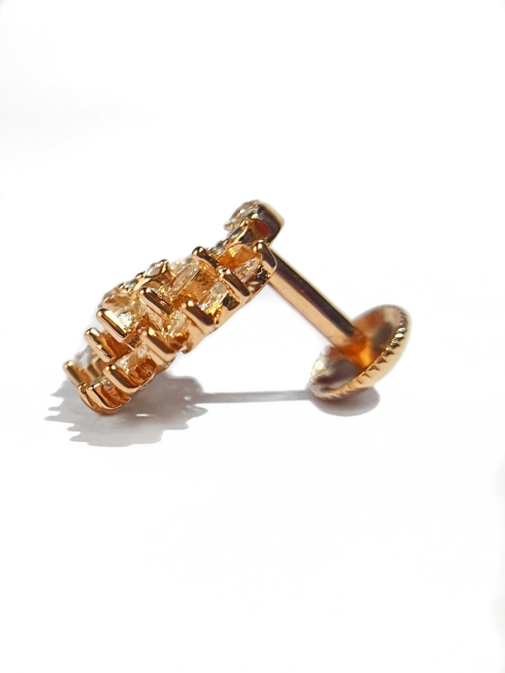 Alveya RoseGold Studs
