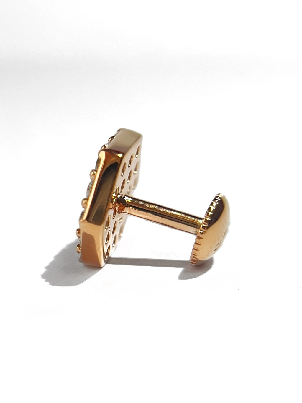 Miraya Rose Gold Studs