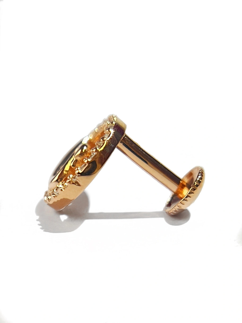 Swan RoseGold Studs