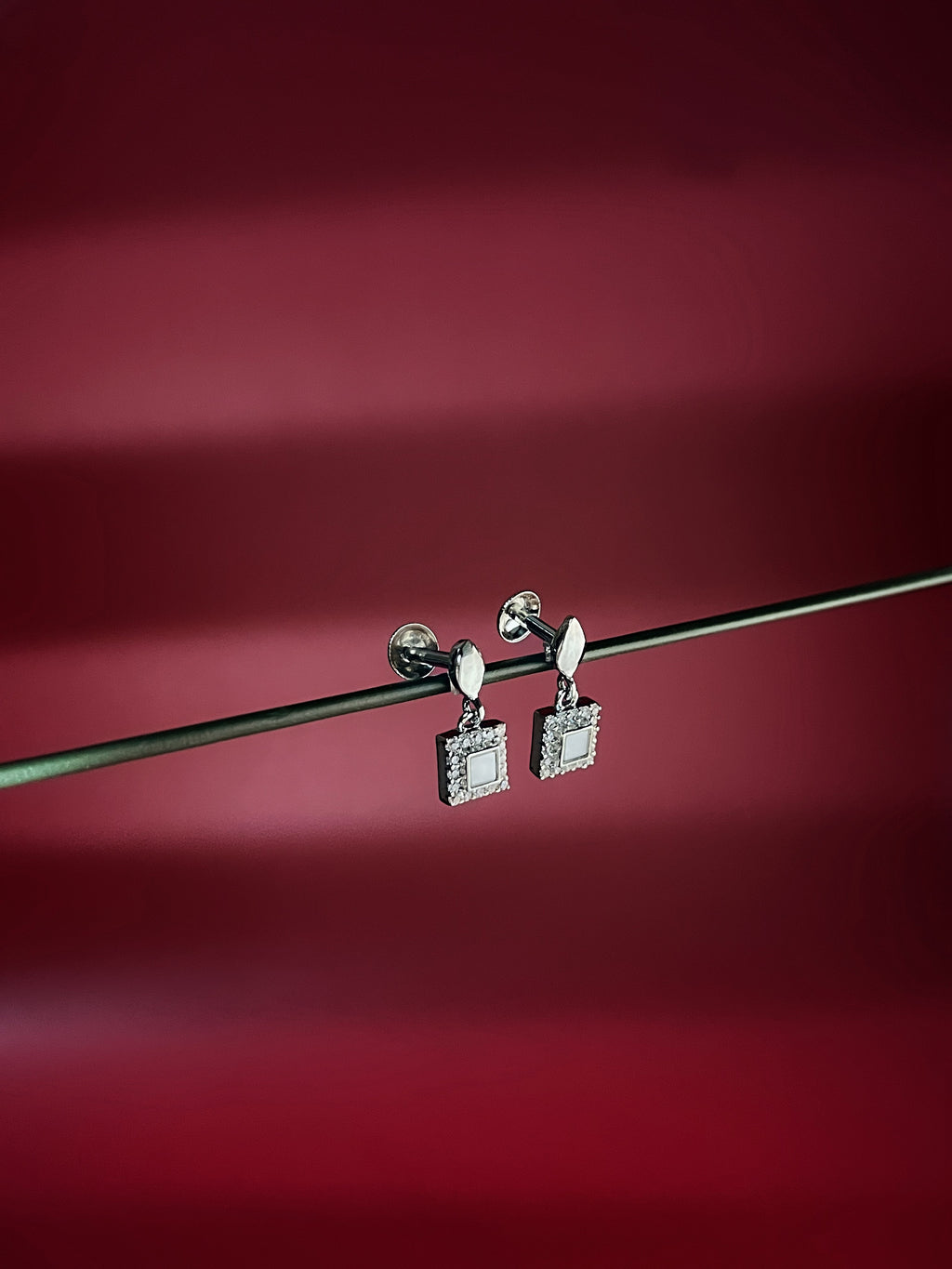 Selune Silver Ear Rings