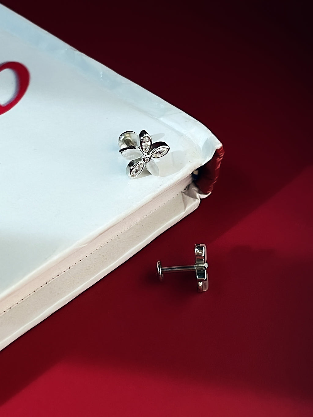 Zareen Silver Studs