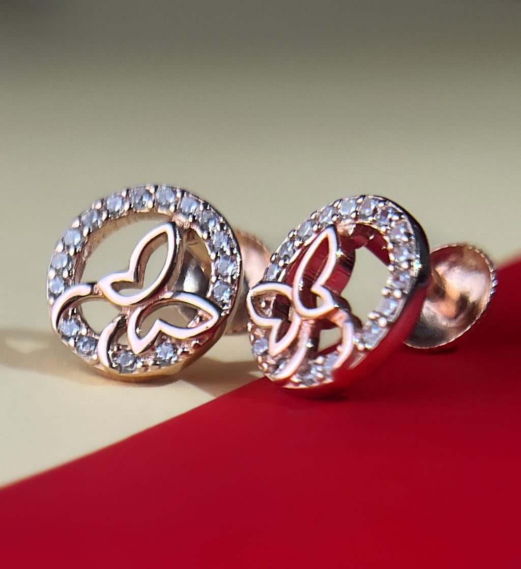 Solira RoseGold Studs