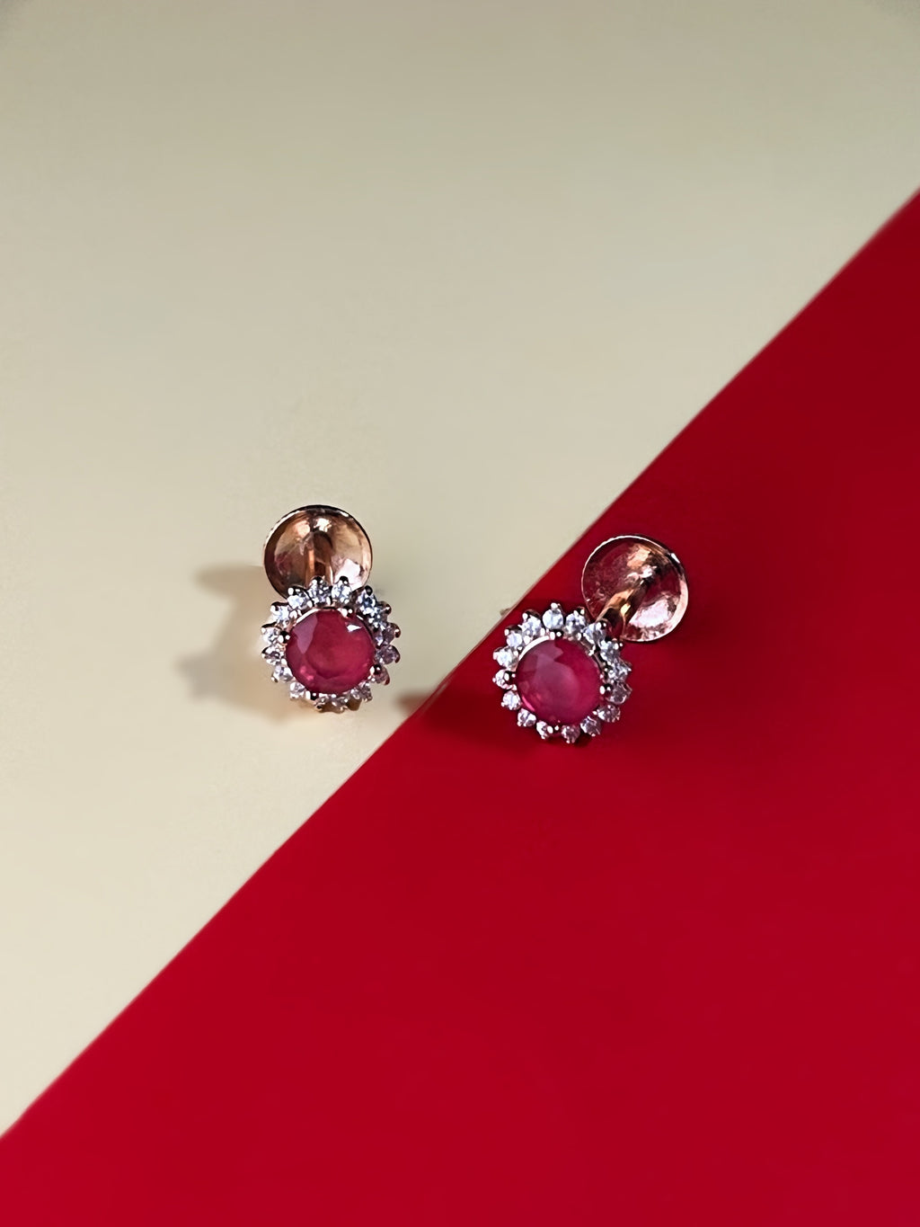 Riveta Rose Gold Studs