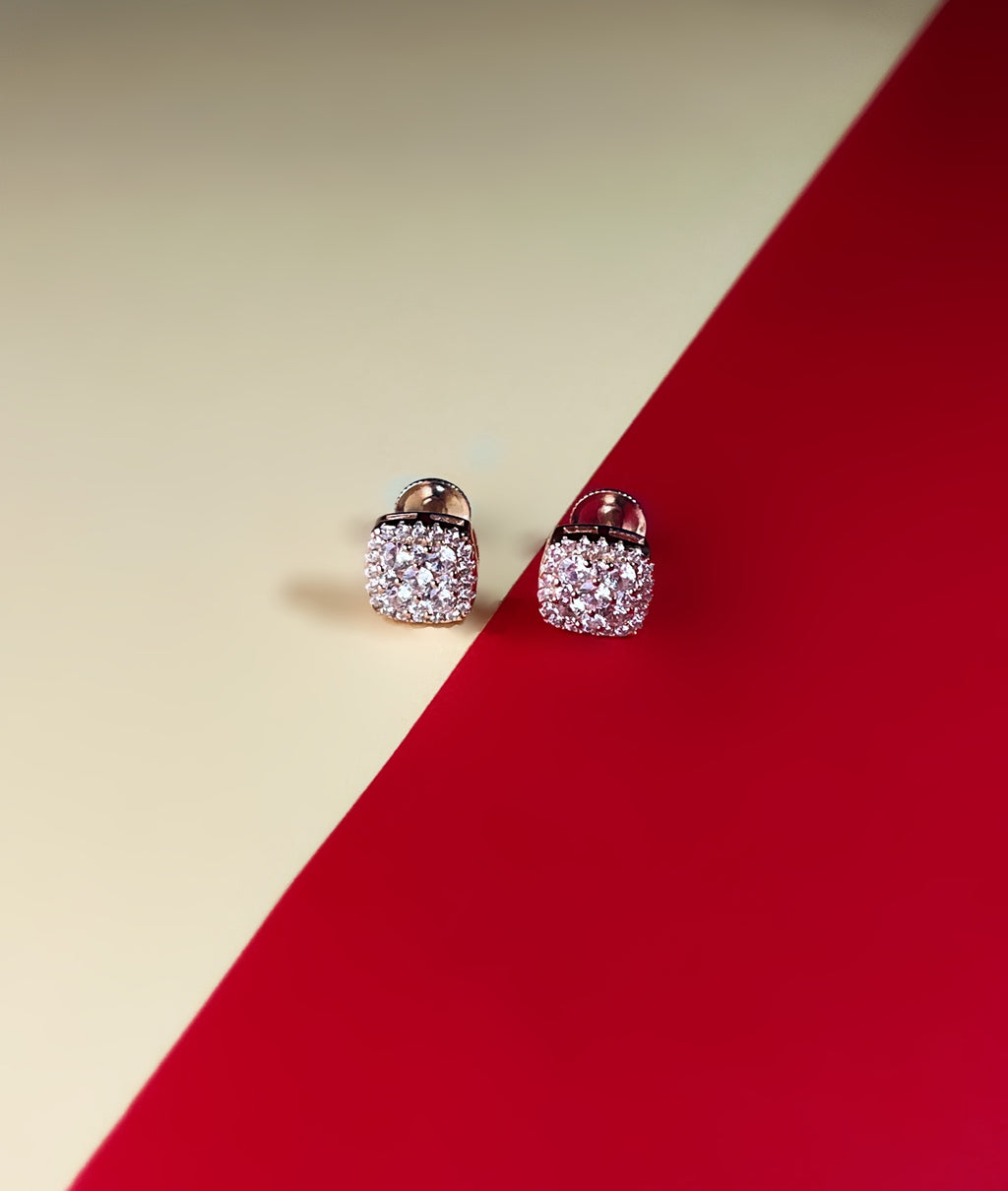 Nurela RoseGold Studs