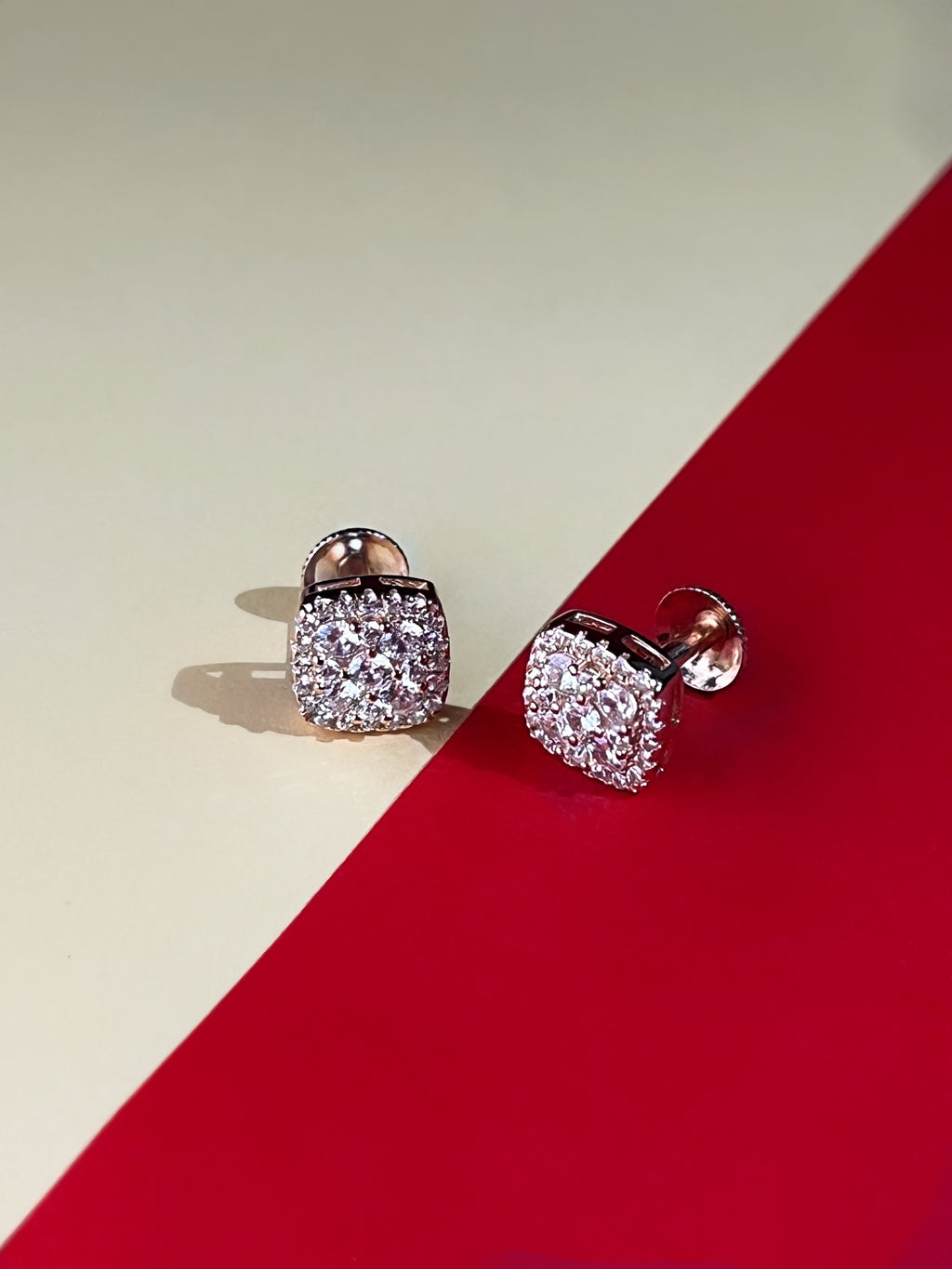 Nurela RoseGold Studs