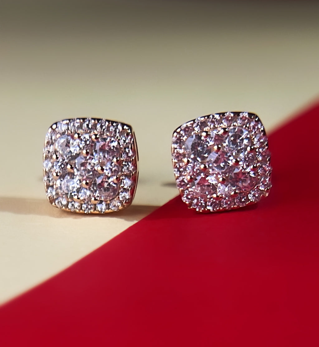 Nurela RoseGold Studs