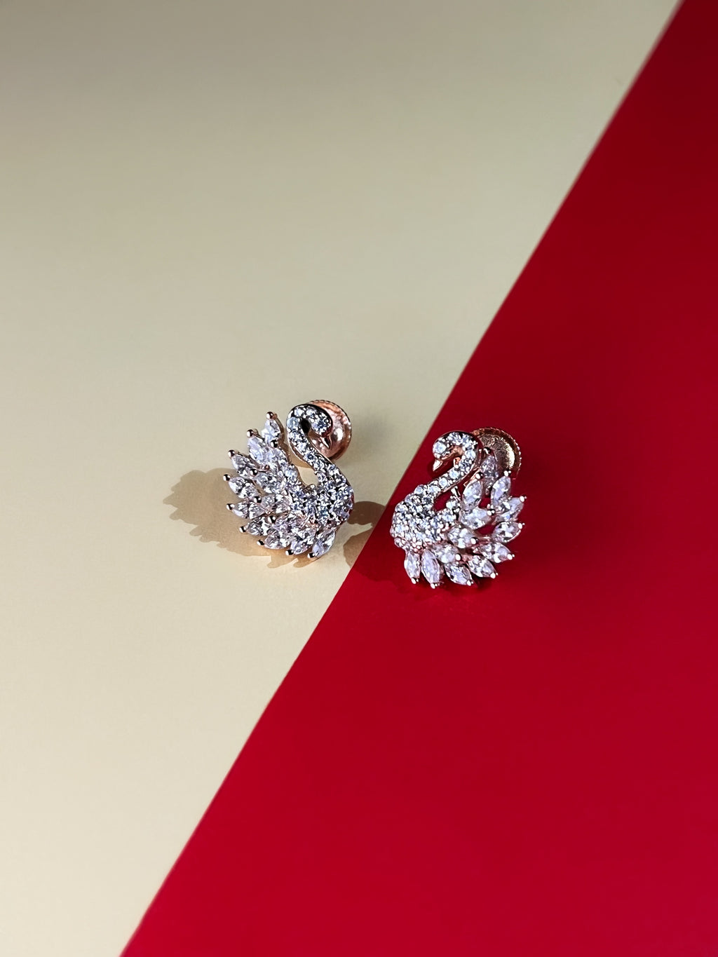 Alveya RoseGold Studs