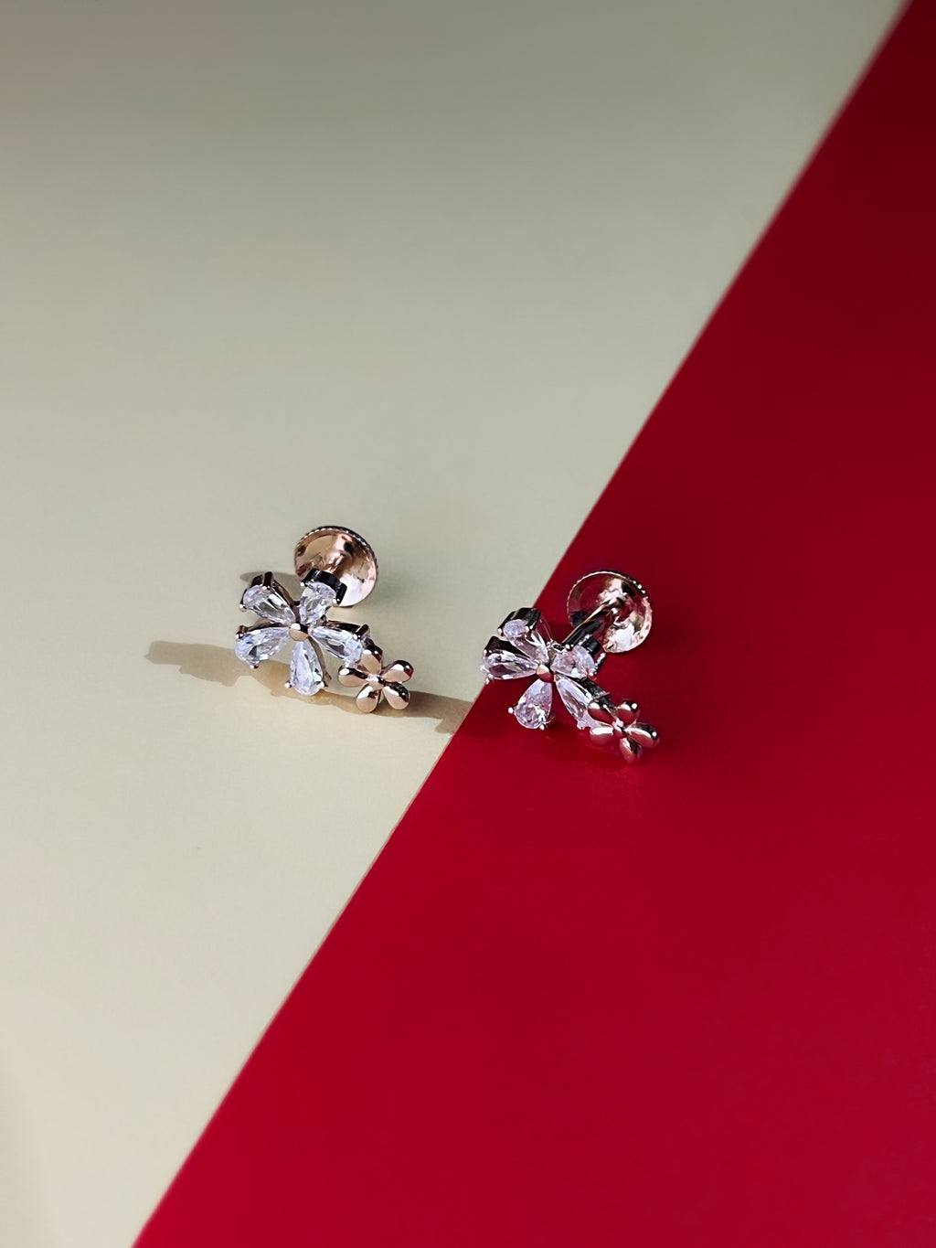 Sylora RoseGold Ear Rings