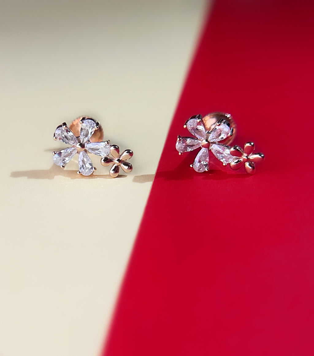 Sylora RoseGold Ear Rings