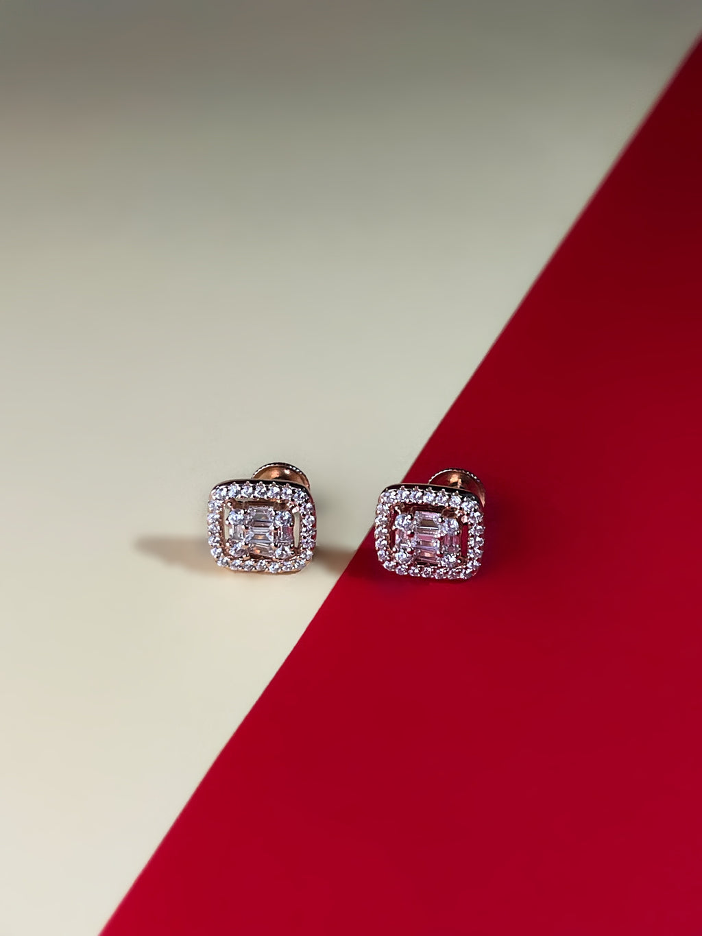 Ormika RoseGold Ear Rings