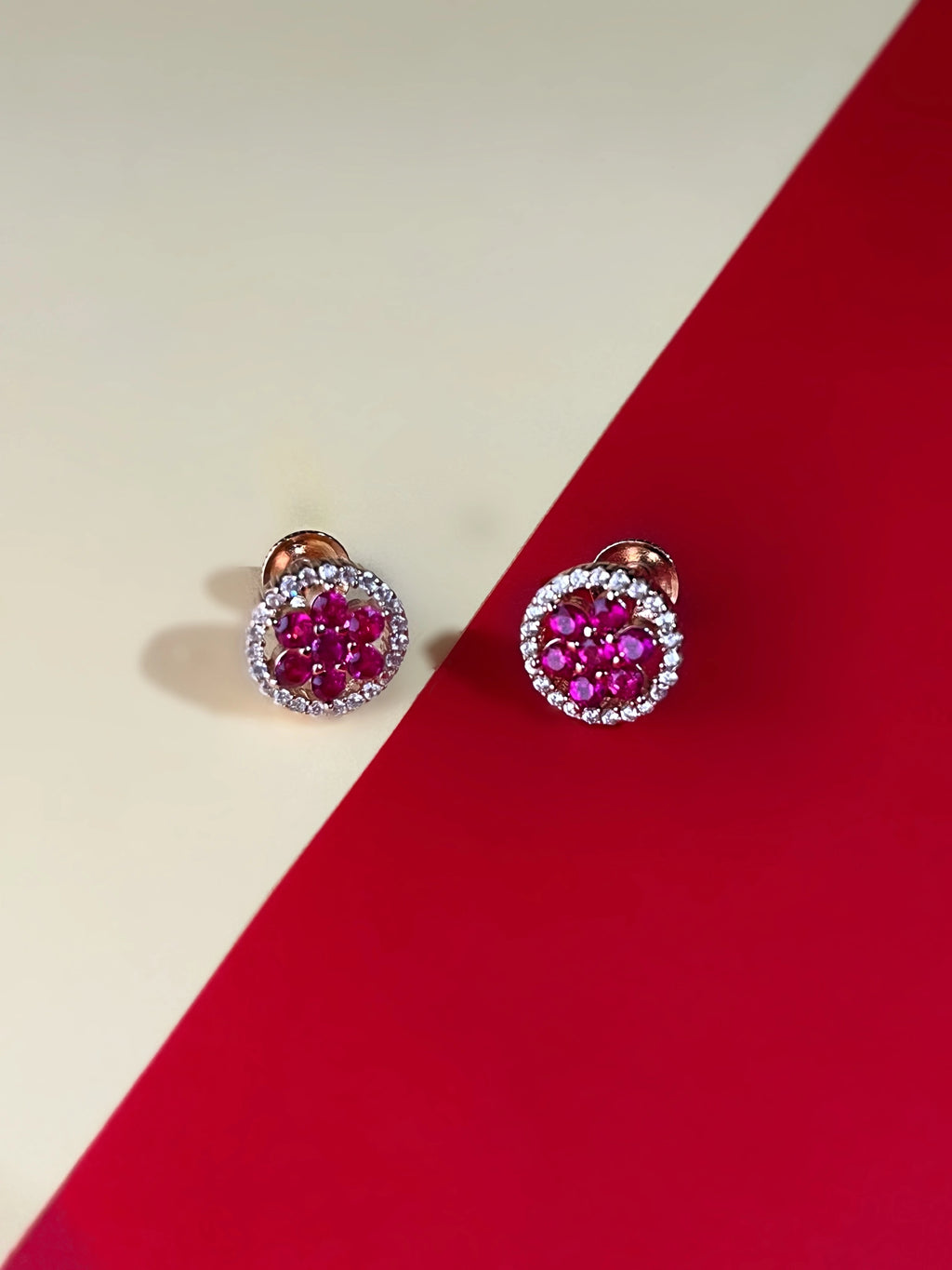 Arvya RoseGold Ear Rings