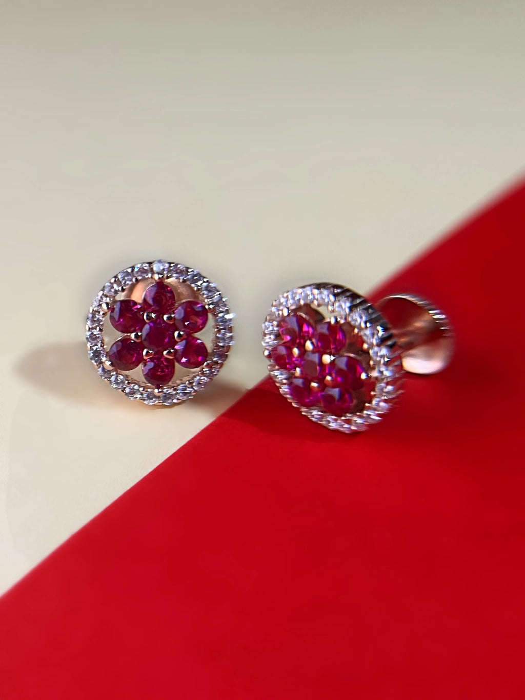 Arvya RoseGold Ear Rings