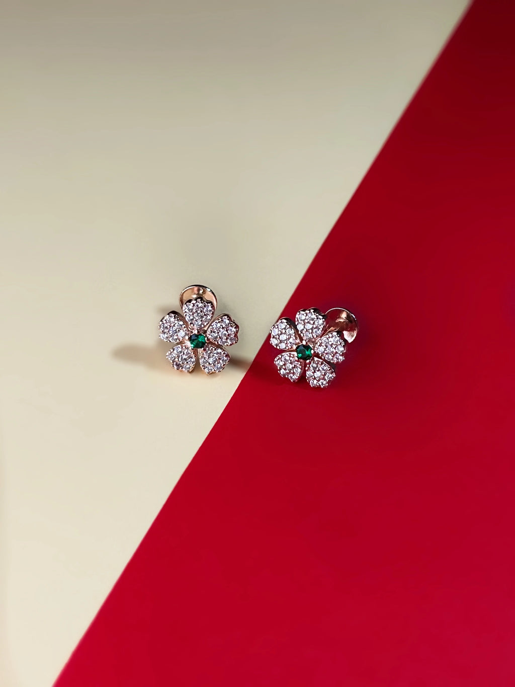Elarin RoseGold Ear Rings