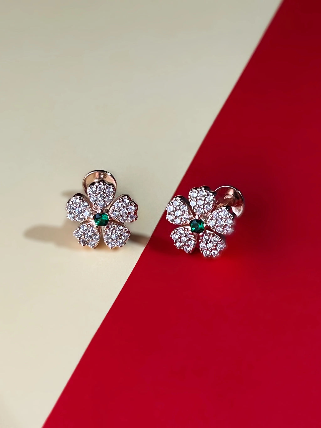 Elarin RoseGold Ear Rings