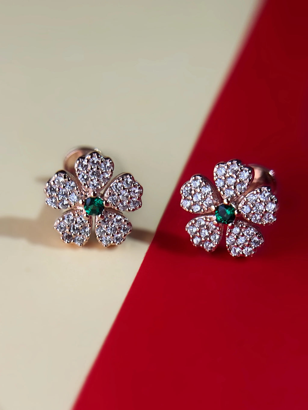 Elarin RoseGold Ear Rings
