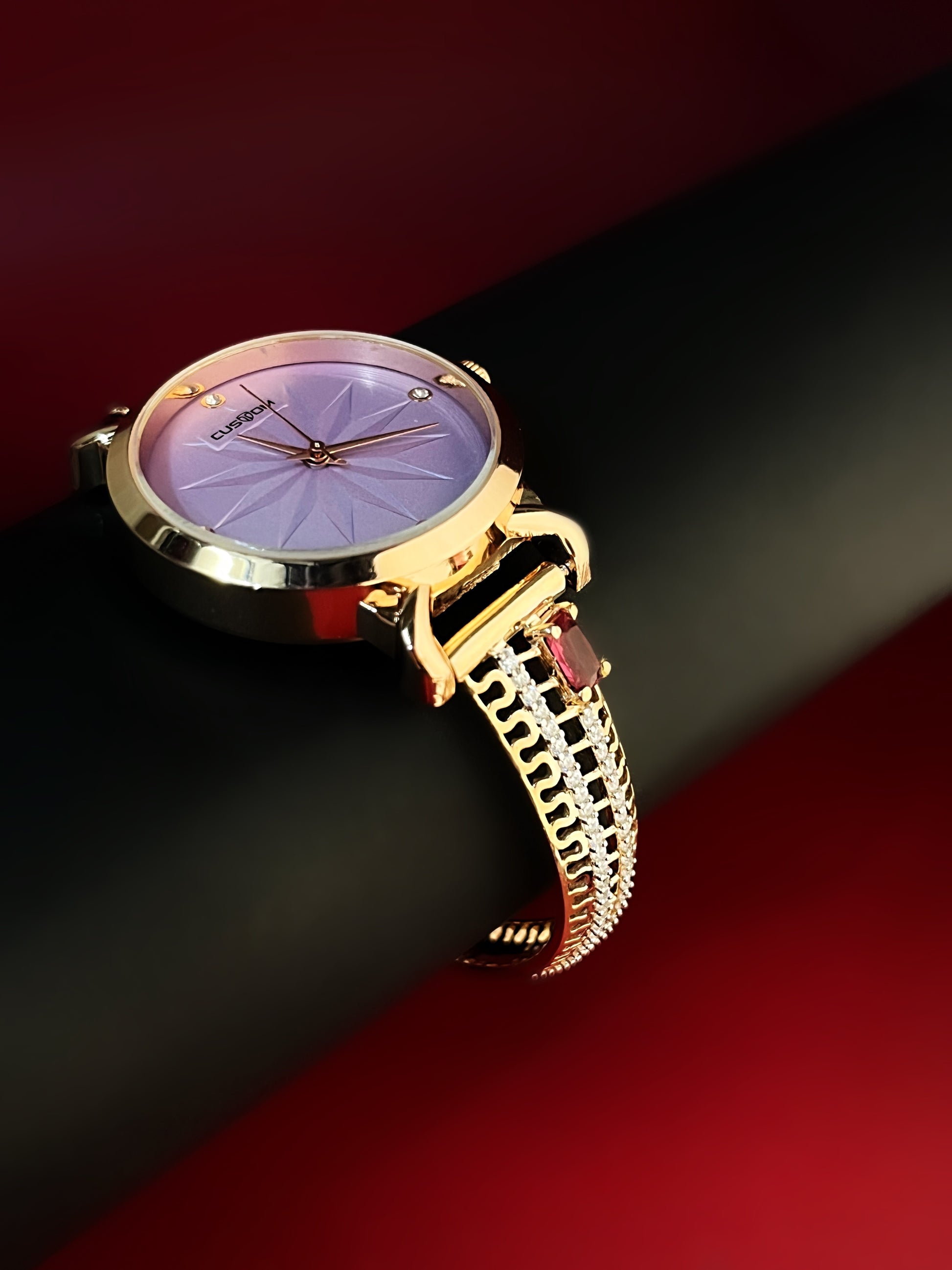 Veloura Silver Watch For Her