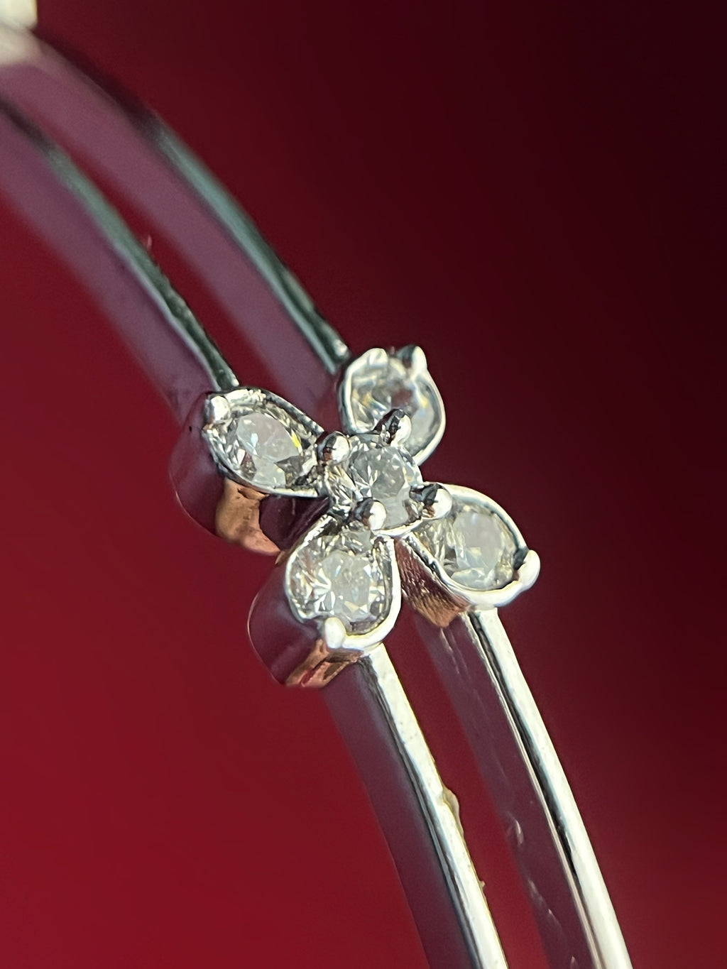 Ornitta Silver Bangle For Her
