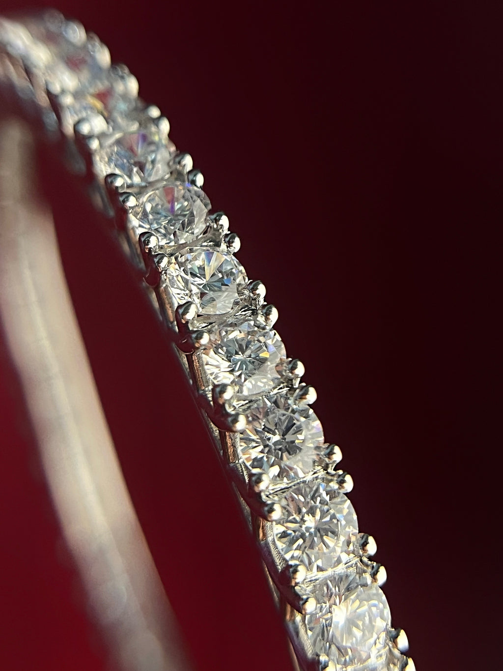 Calvian Silver Bangle For Her