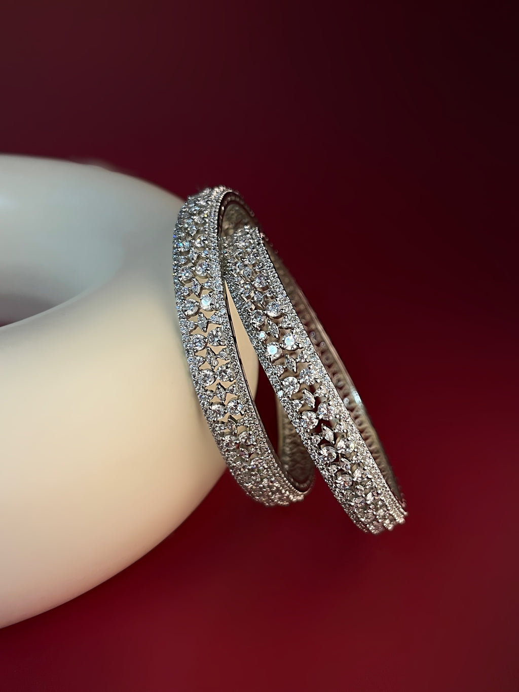 Elarose Silver  Bangle For Her