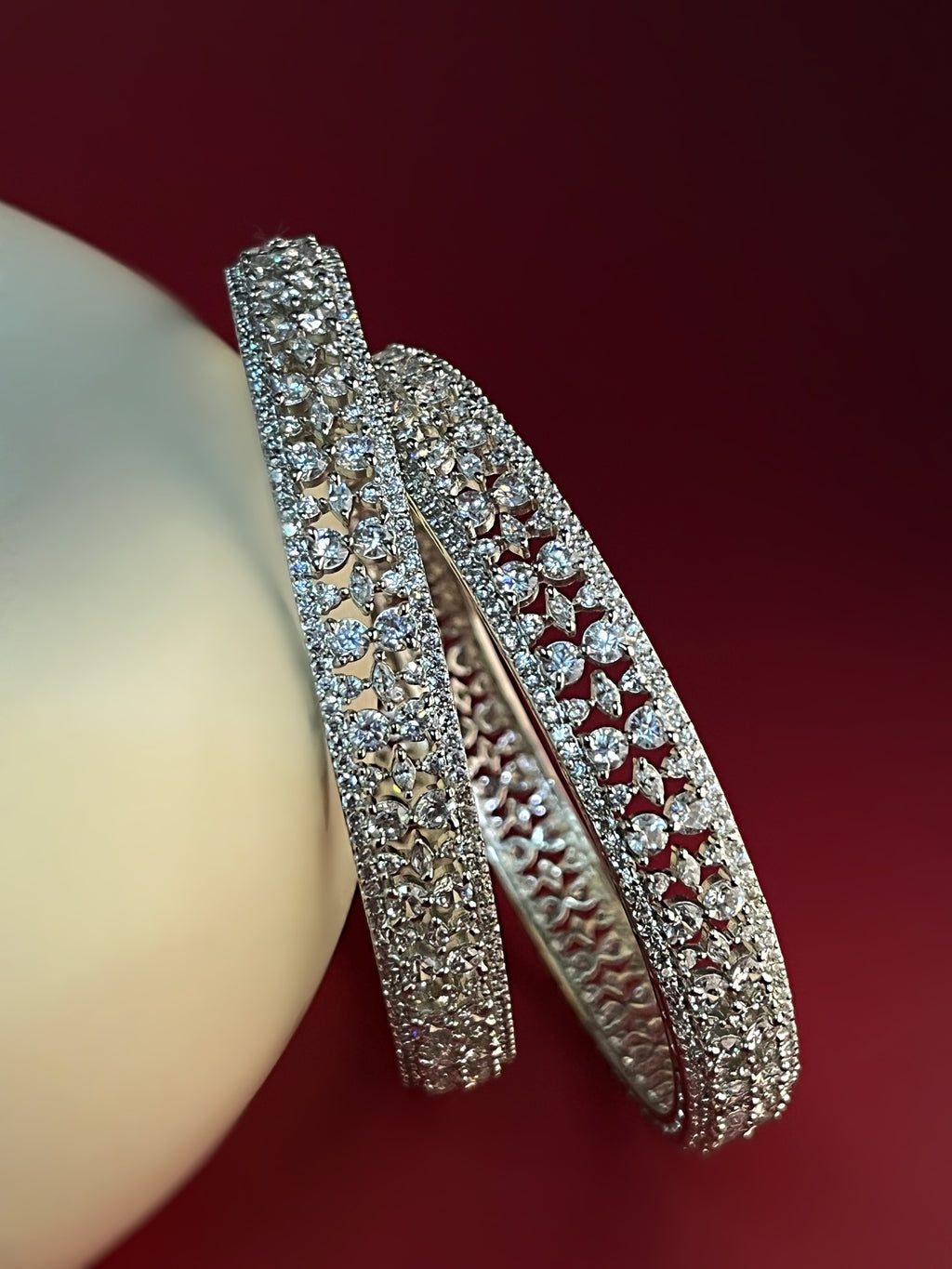 Elarose Silver  Bangle For Her