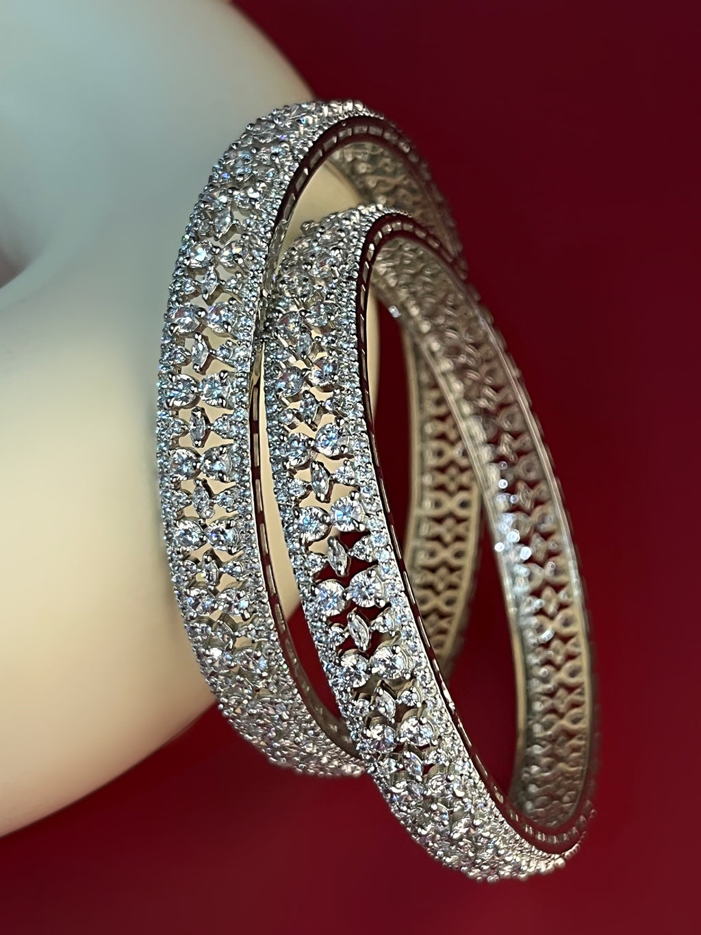 Elarose Silver  Bangle For Her