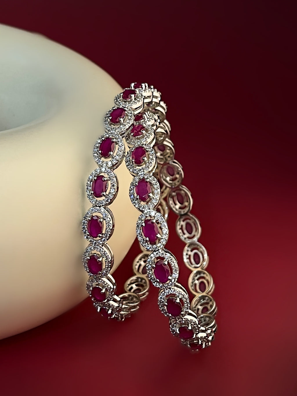 Avireen Silver Bangles For Her