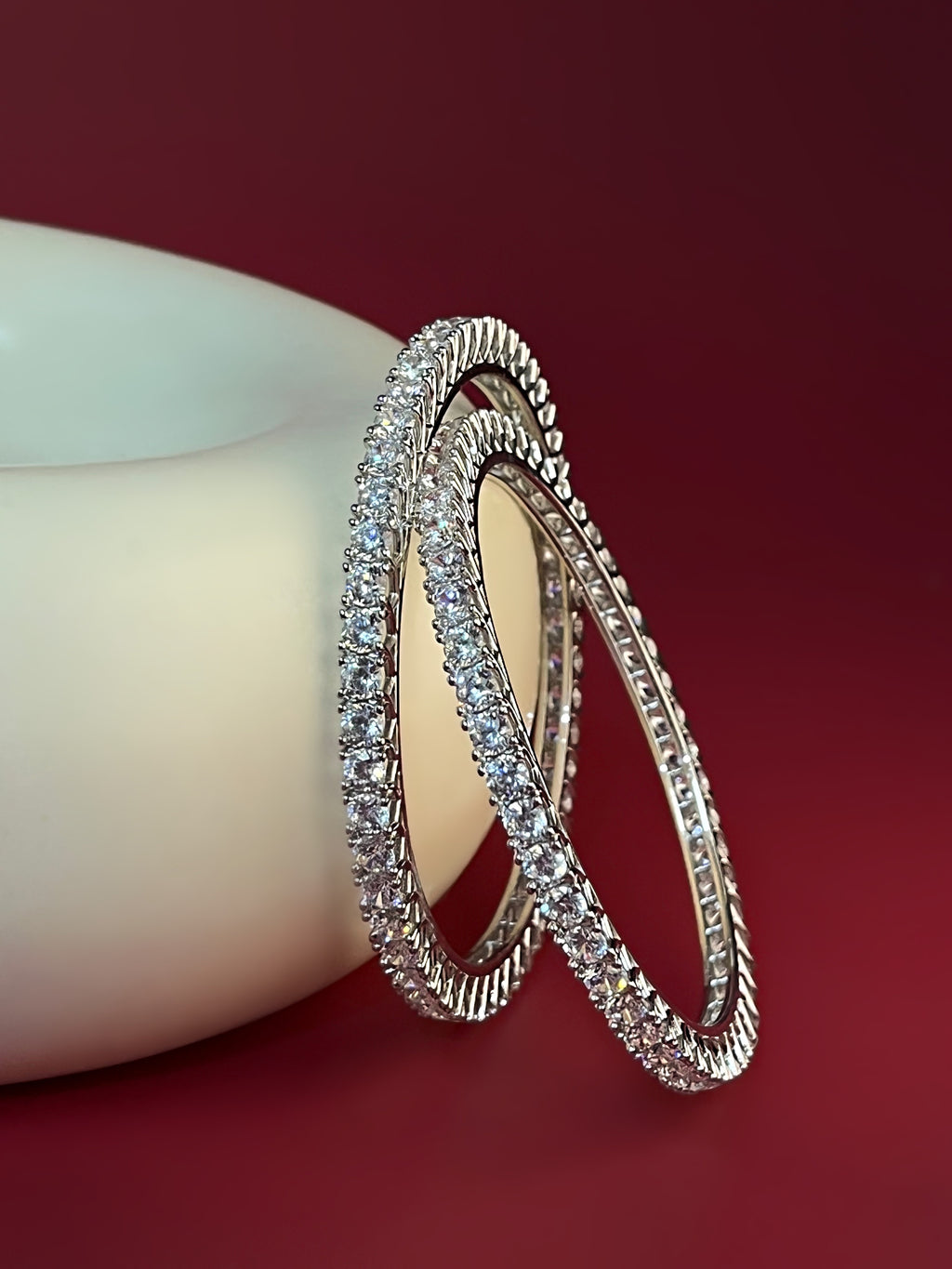 Calvian Silver Bangle For Her