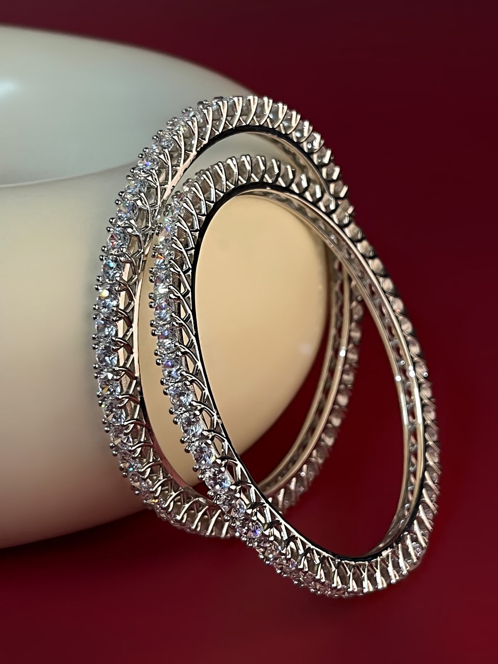 Calvian Silver Bangle For Her