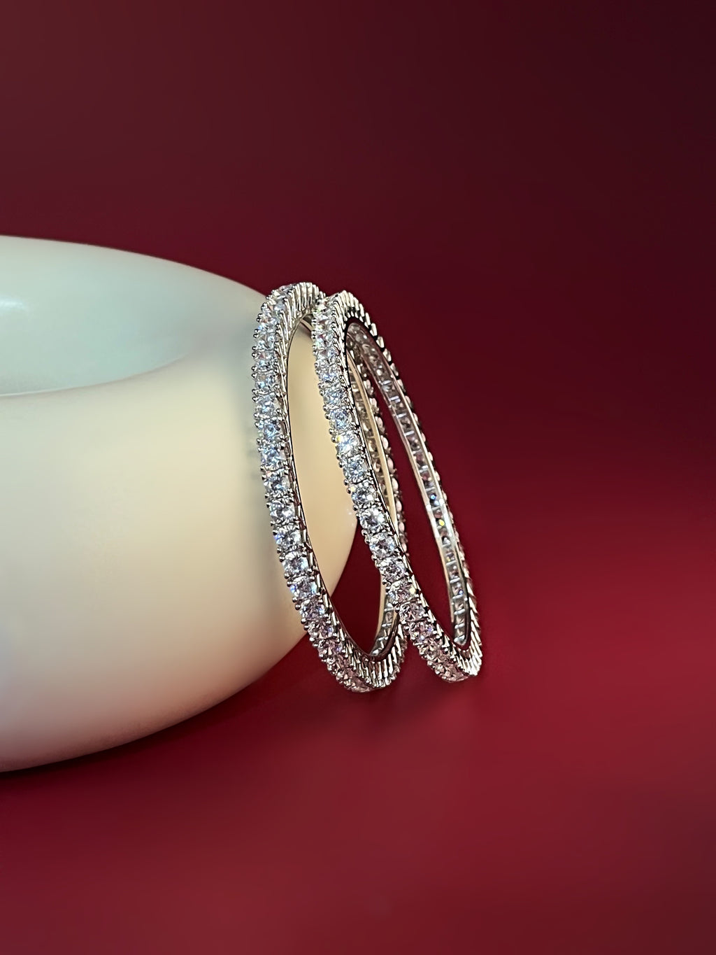 Calvian Silver Bangle For Her