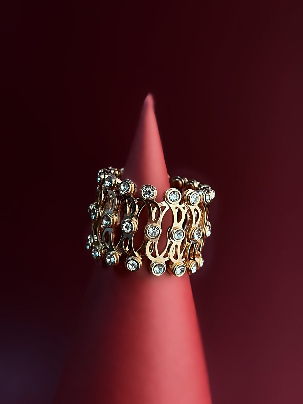 Elviane 2 in 1 Bracelet & Ring For Her