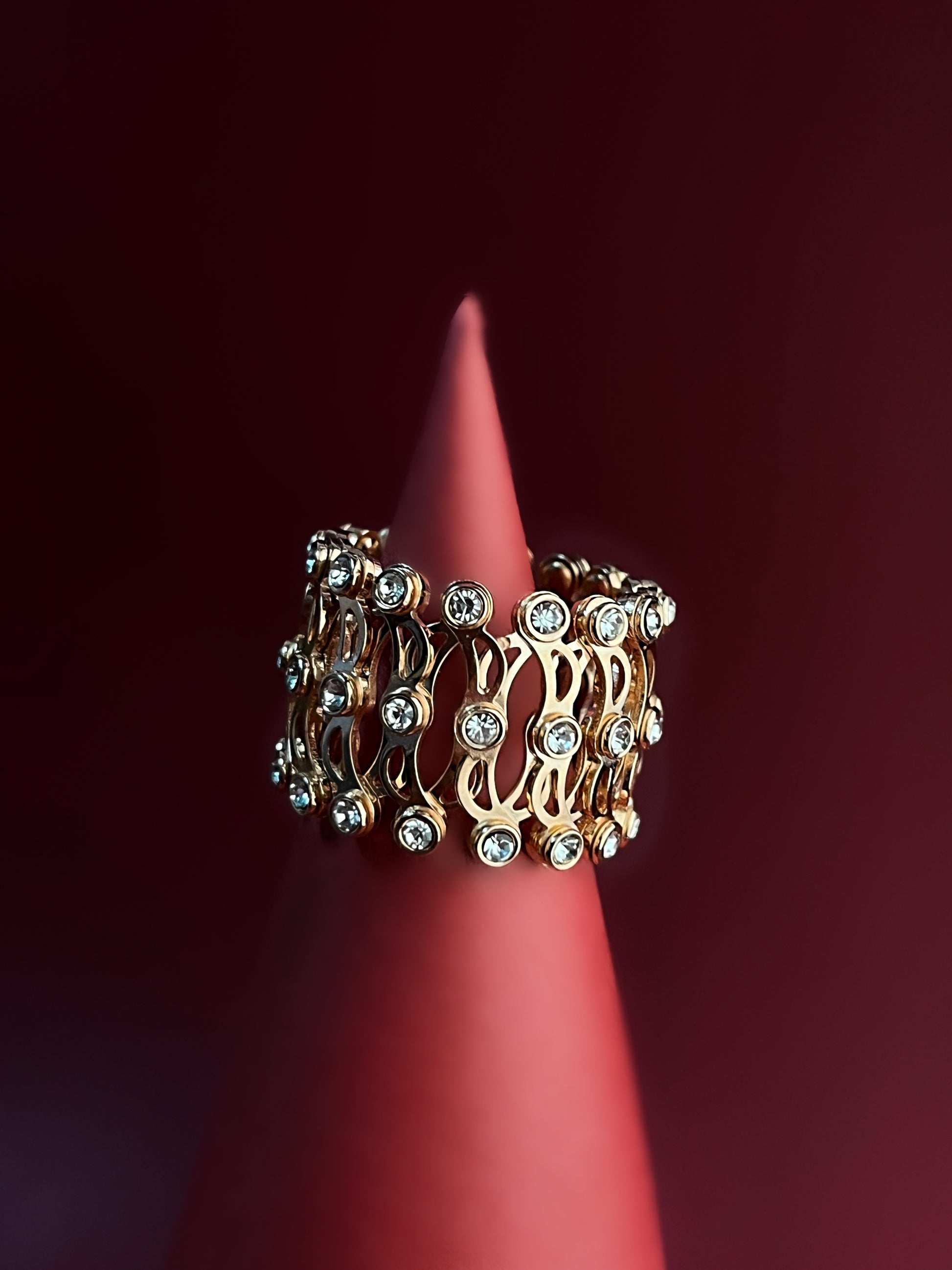 Elviane 2 in 1 Bracelet & Ring For Her