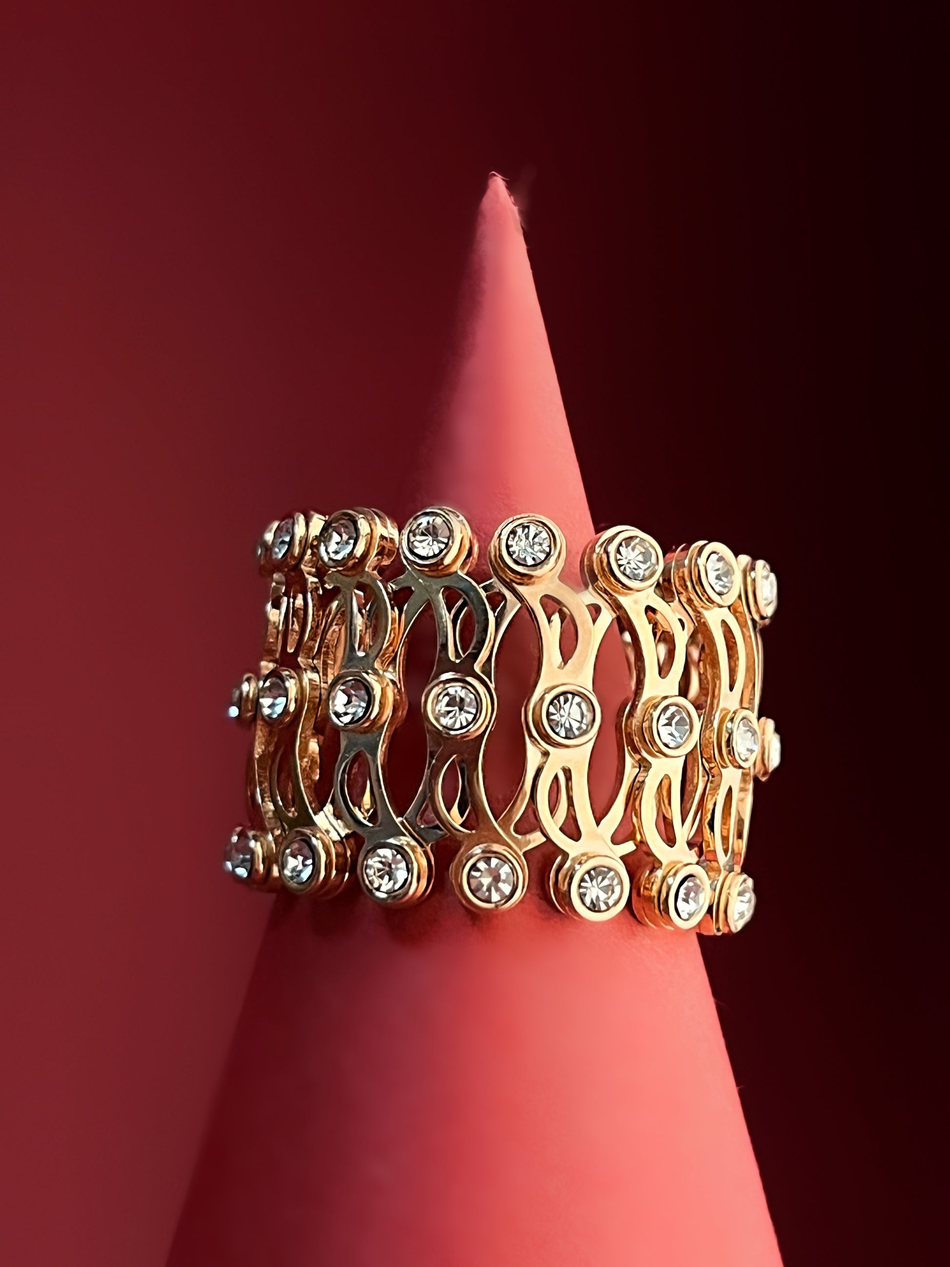Elviane 2 in 1 Bracelet & Ring For Her