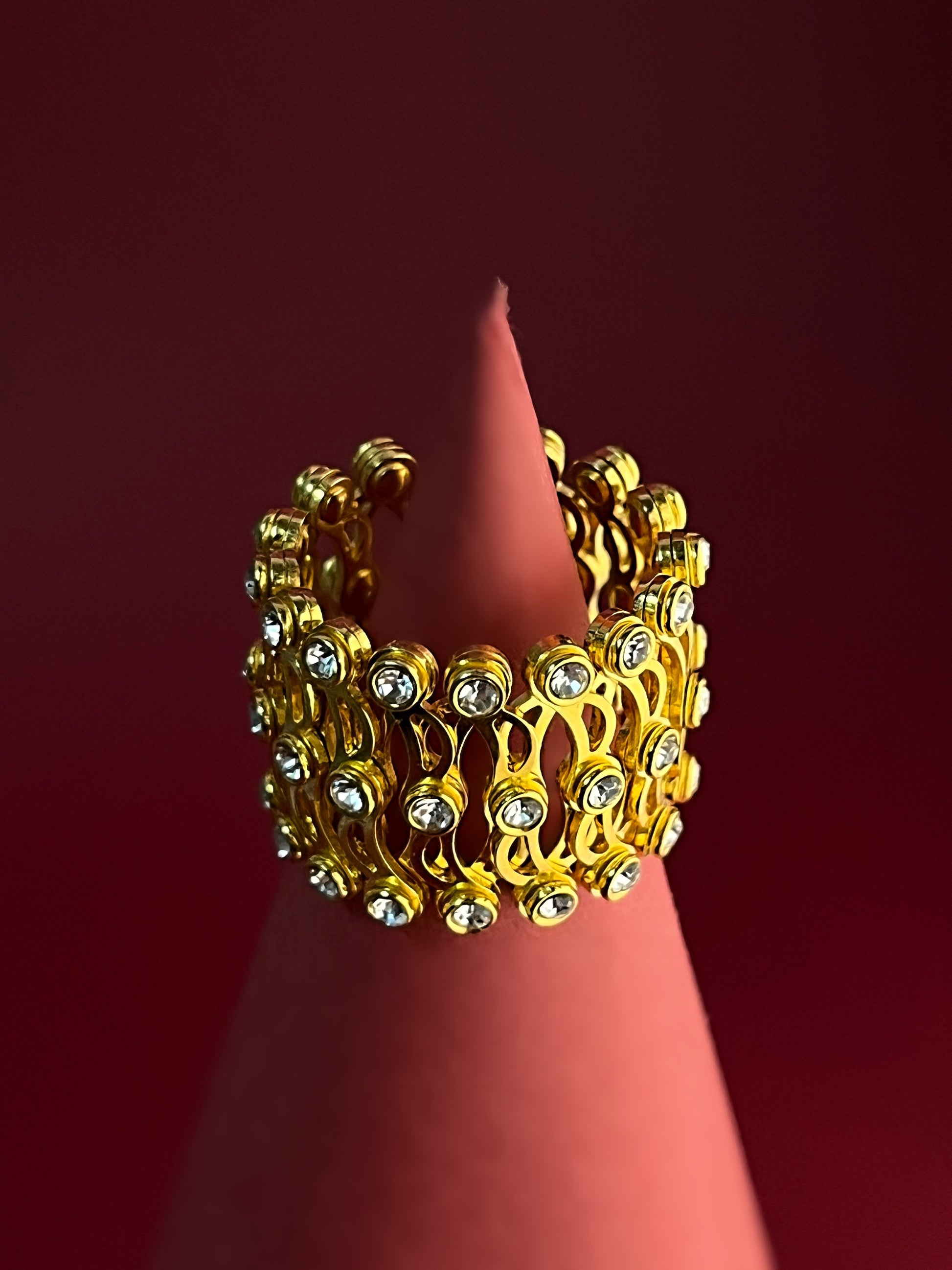 Lumiris 2 in 1 Bracelet & Ring For Her