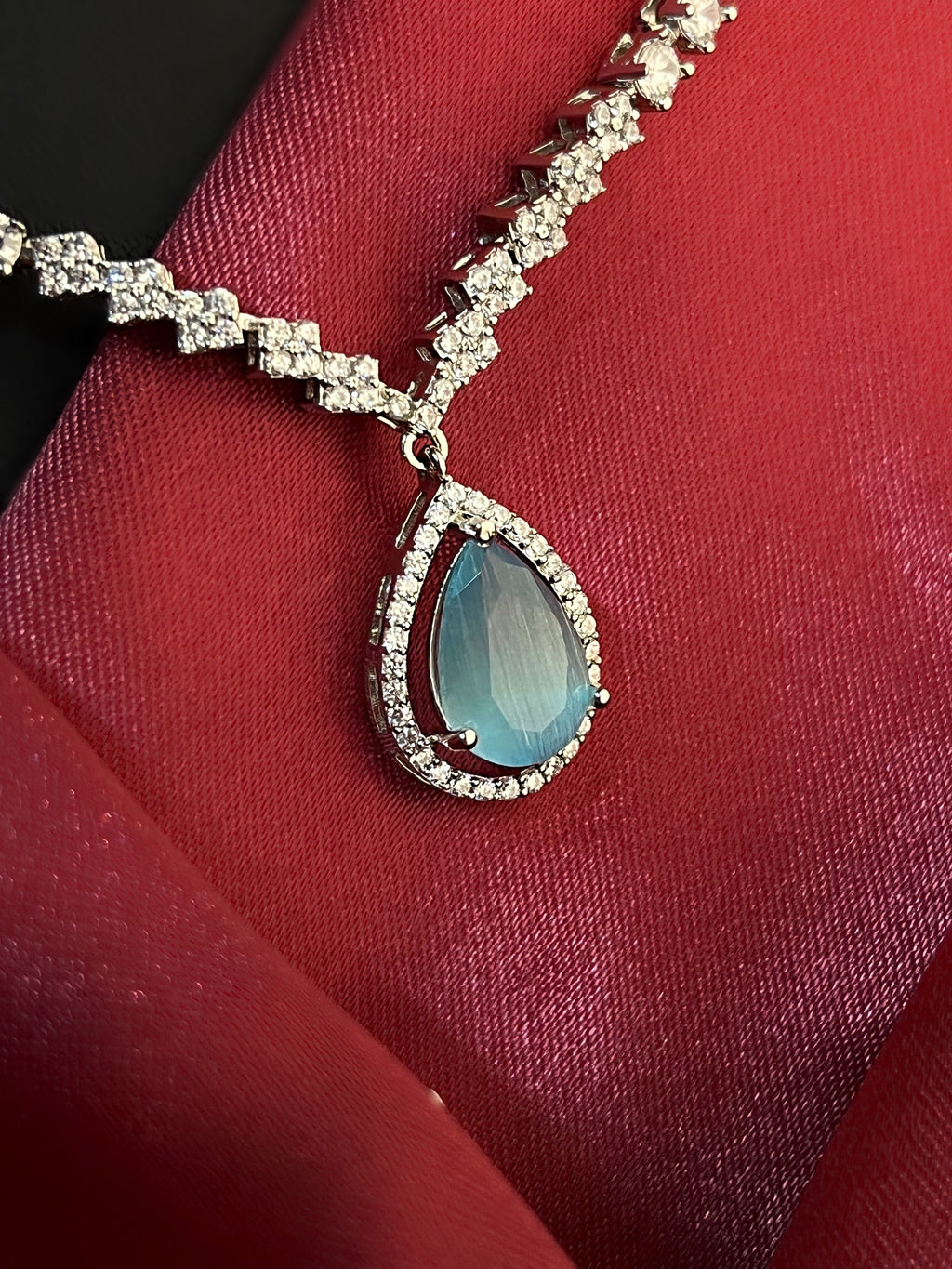 Veloura Silver Necklace For Her