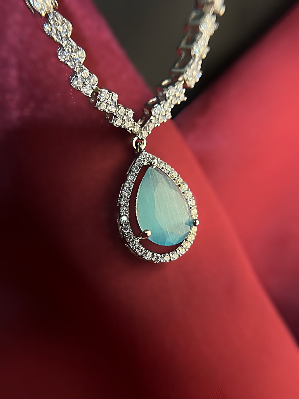 Veloura Silver Necklace For Her
