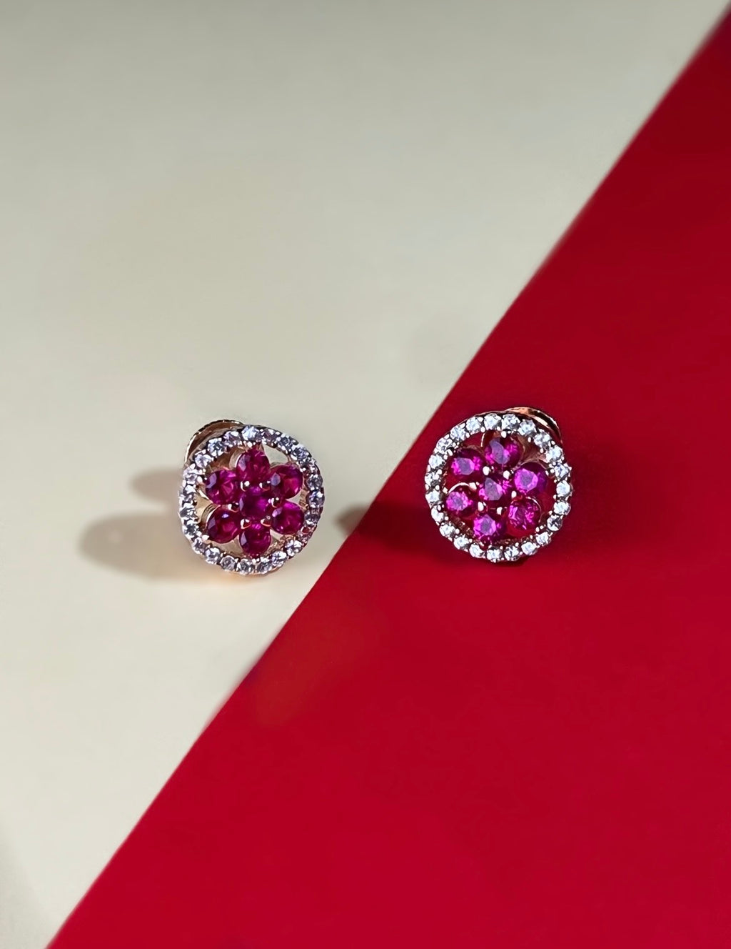Arvya RoseGold Ear Rings