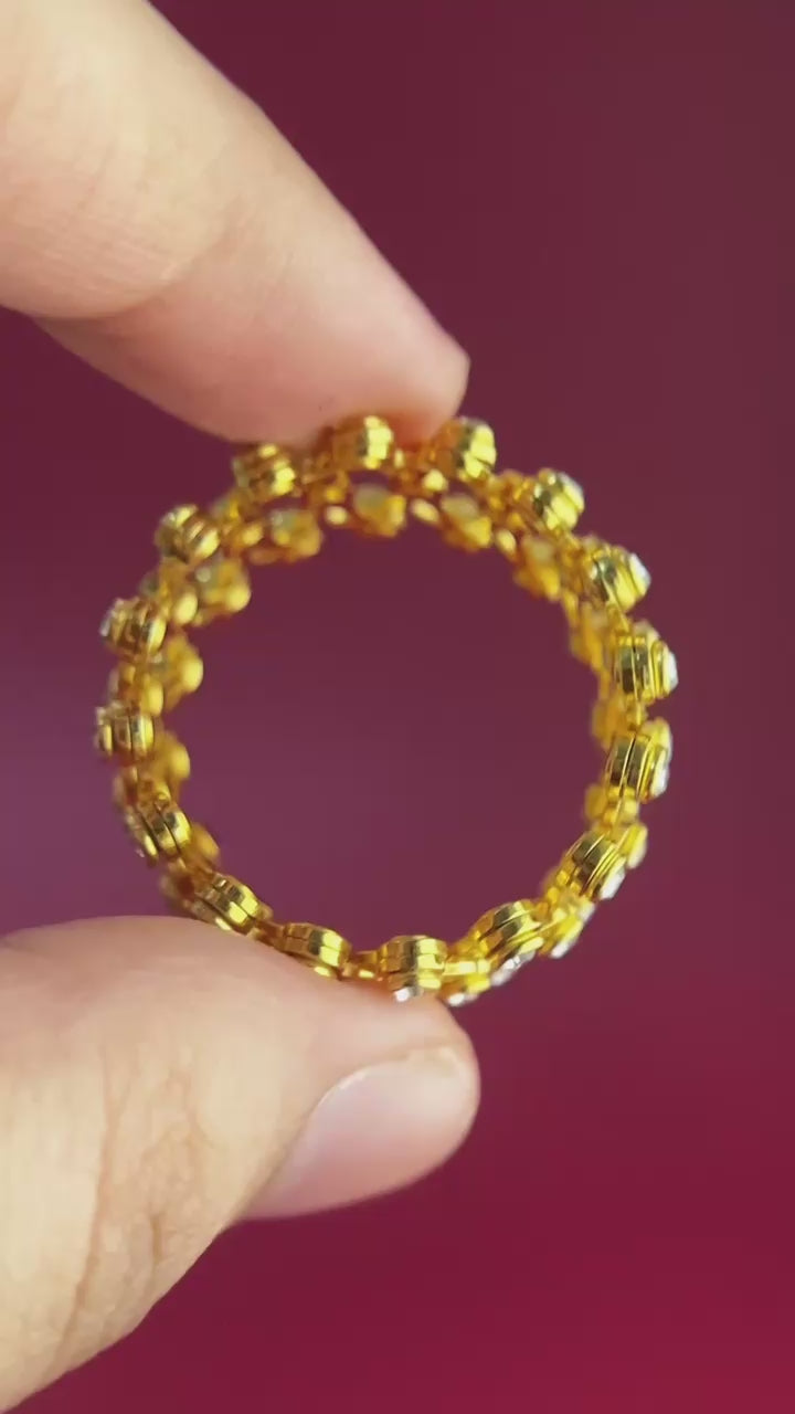 Lumiris 2 in 1 Bracelet & Ring For Her
